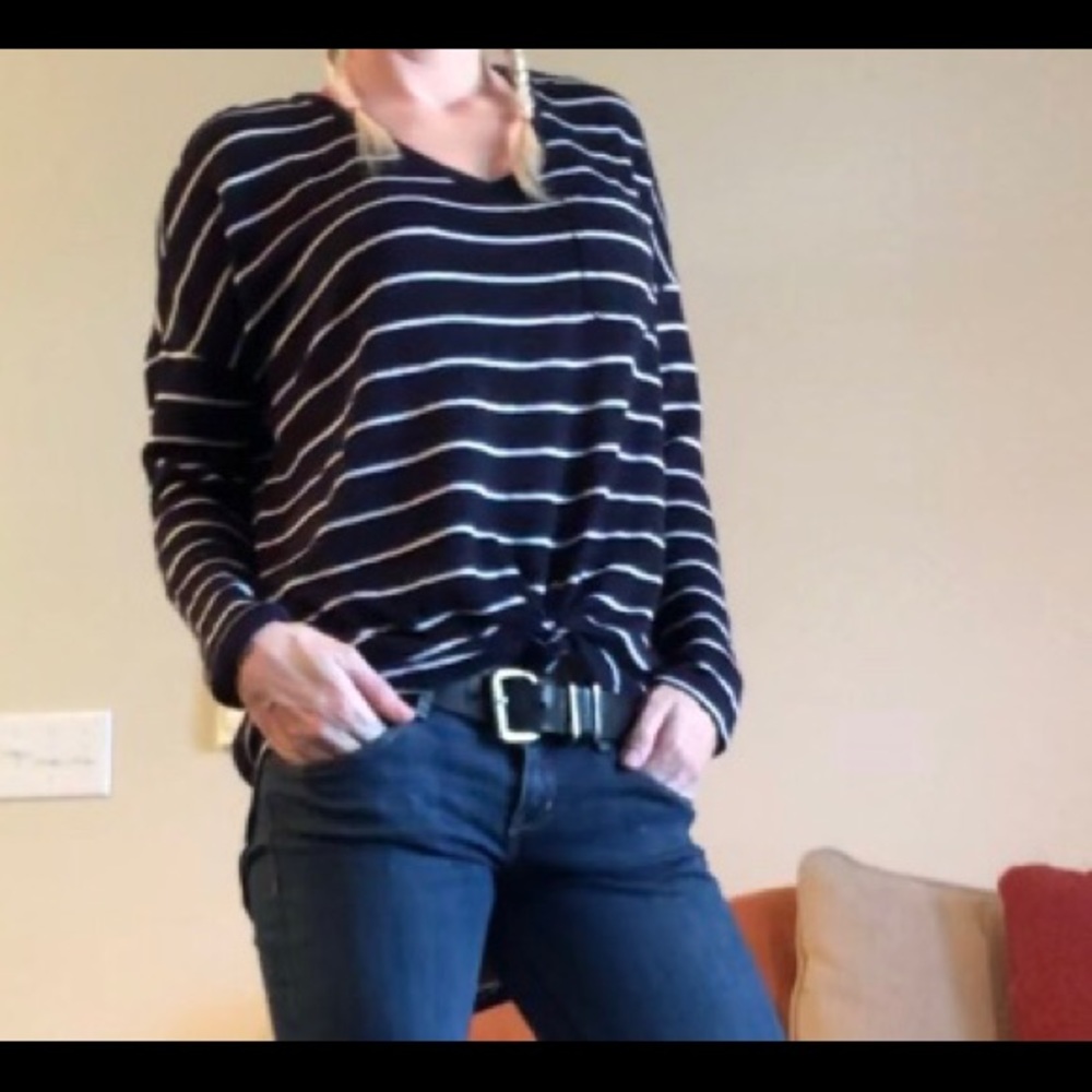 Navy Blue Lightweight Sweater